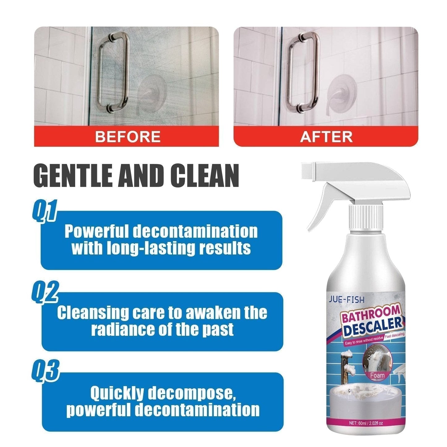 🔥Multipurpose Bathroom Stubborn Stains Cleaner