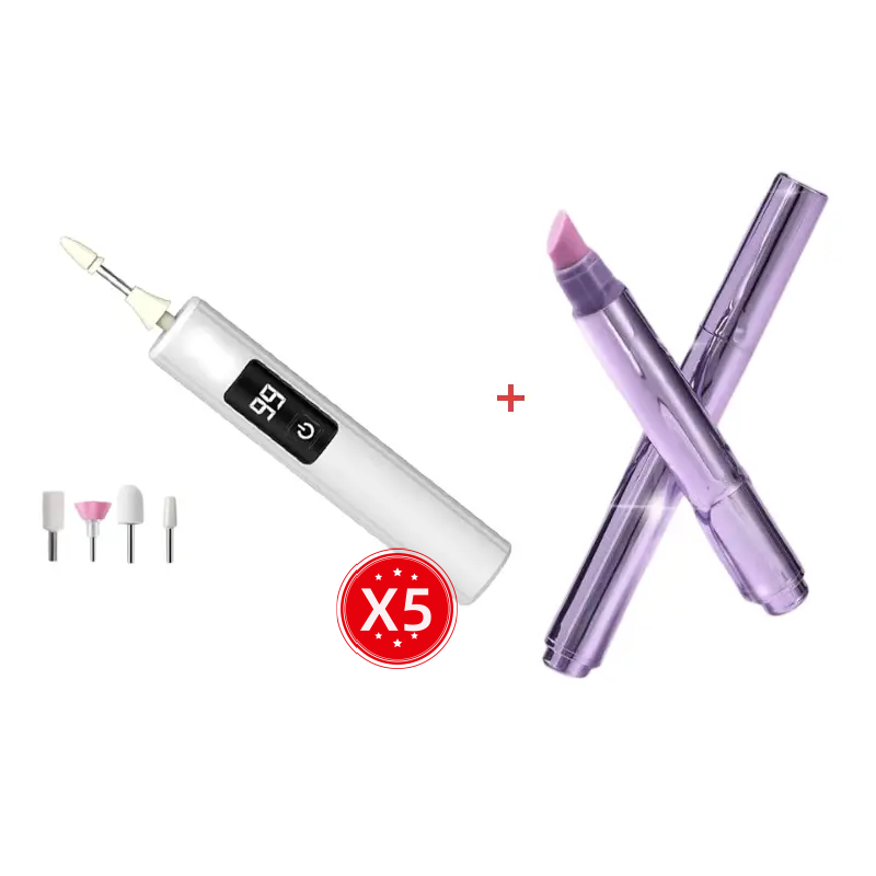 š
Professional Electric Nail Polisher ā Smooths thick nails, 99-speed display. Multiple heads for shaping & buffing. š