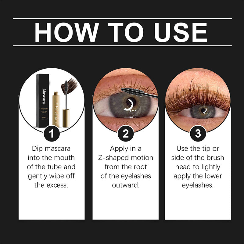 šNatural Long Lasting Waterproof & Sweatproof Brown Mascaraš