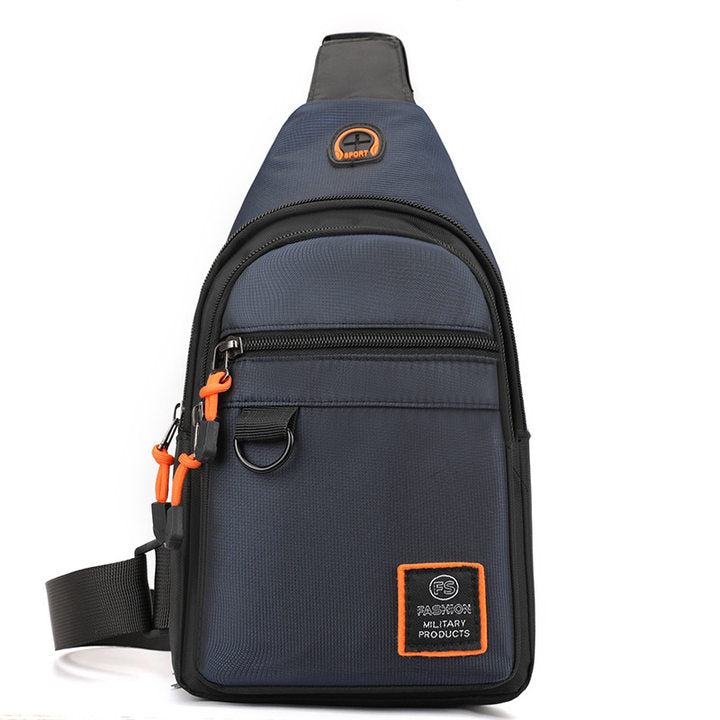 🎒✨ Waterproof Multi-pocket Crossbody Sling Bag – Organized Storage, Adjustable Strap, Headphone Jack 🌧️
