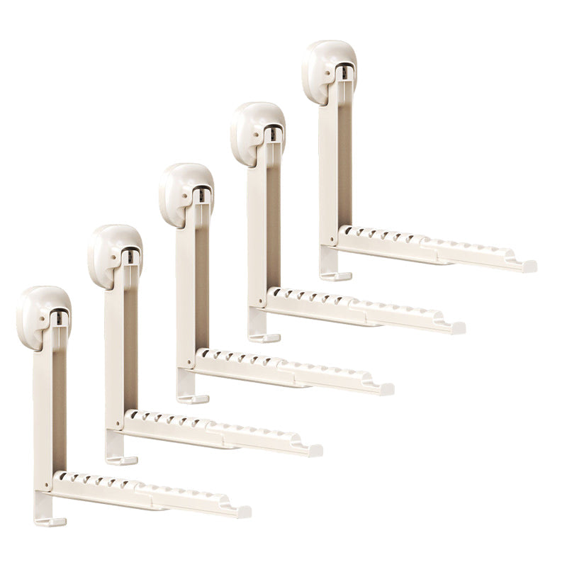 🔥 Suction-Cup Telescoping Folding Clothes Rack—No Drilling Required, Space-Saving, Perfect for Bathrooms and Balconies 👚