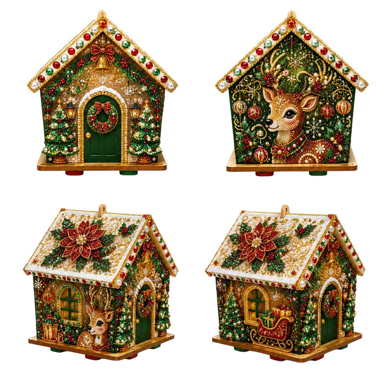 đ⨠DIY 3D Pearl Christmas Art Kit â Handmade Festive Decoration with 6 Holiday Designs