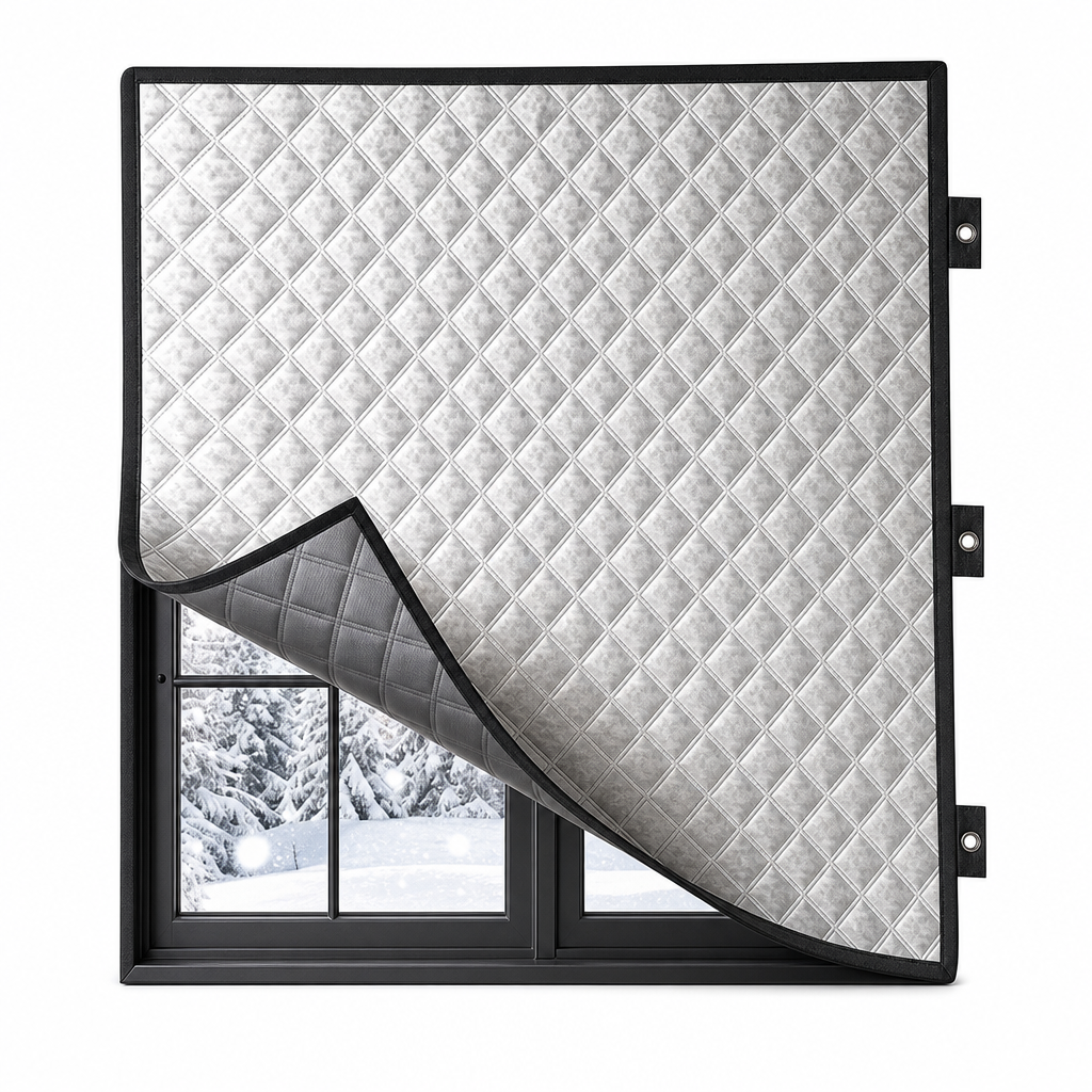 Block Winter Drafts Instantly! Graphene Thermal Window Curtain