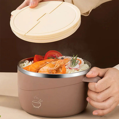 🔥304 Stainless Steel Insulated Ramen Bowl