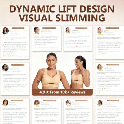 Women’s Beige Wireless Bra, Soft Breathable Non-removable Moulded Cups, Yoga Fitness Sportswear for Gym & Daily Training