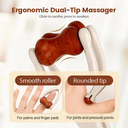 Bian Stone Finger & Palm Roller Massager