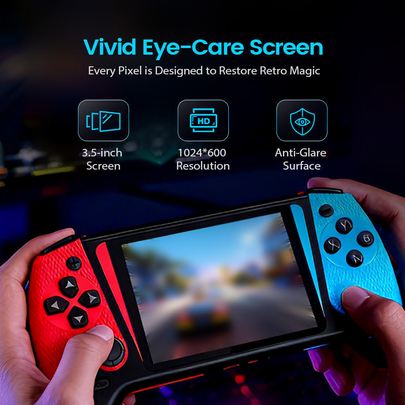🔥 500-in-1 Large Screen Handheld Classic Game Console