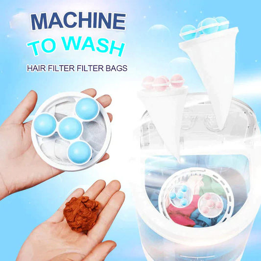 🔥 Washing Machine Hair Filter Mesh Bags
