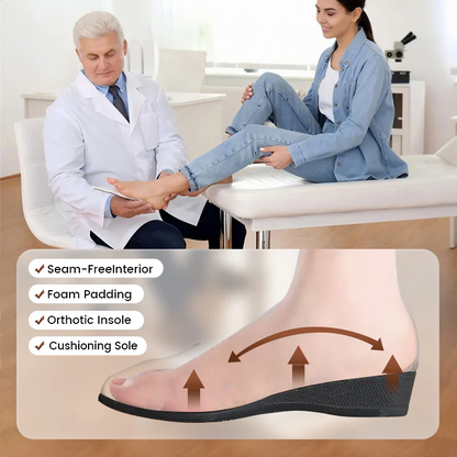 🔥Hot Sale🔥Elegant Solid Color Elastic Strap Low Wedge Shoes