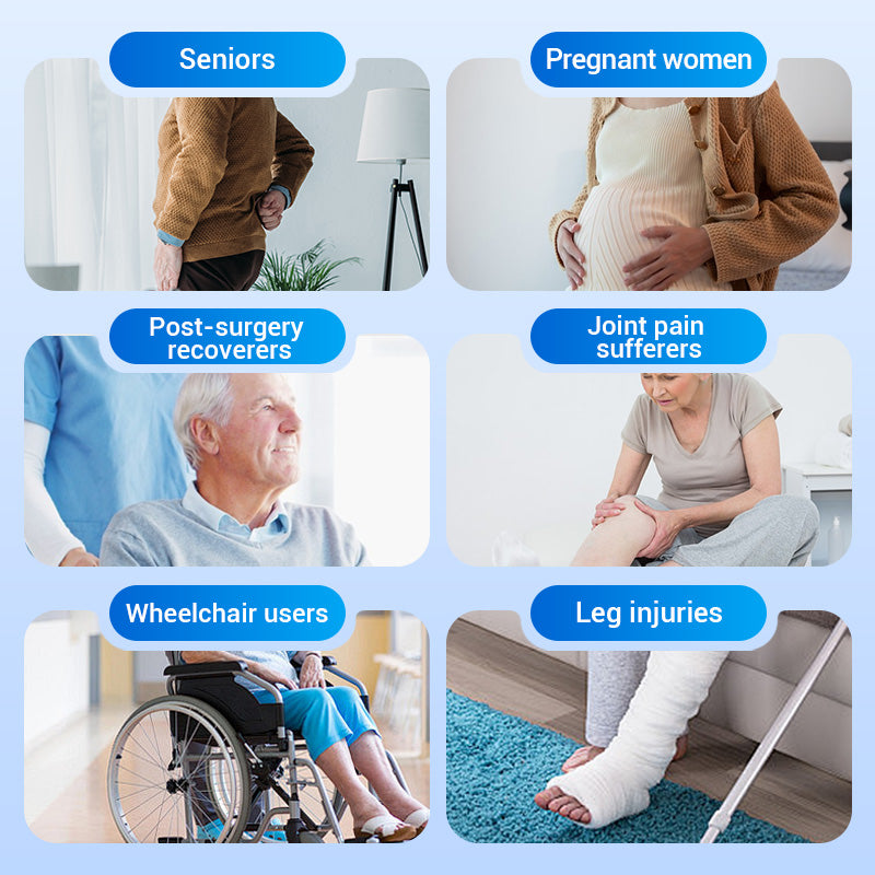 Adjustable Long Shoe Horn with Sock Remover for Seniors