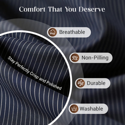 ⏳Time-Limited Special⏰Women's Pinstripe Double-Breasted Suit Set