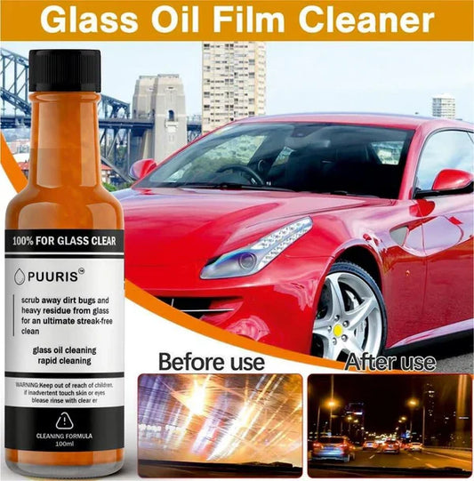 Ultimate Car Glass Cleaning Agent - Powerful Stain Remover