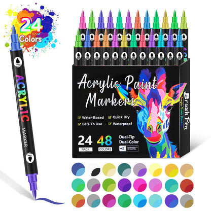 🌈Dual Tip Acrylic Paint Pen Marker
