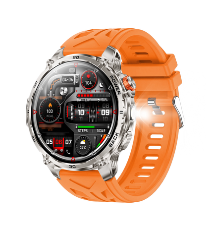 ⌚1.52" HD smartwatch for men – Phone calls and music control – Multiple sports modes – IP68 waterproof – Long battery life