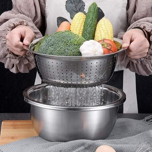 🔥Hot Sale Germany Multifunctional stainless steel basin