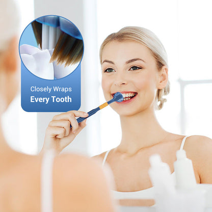🦷Three-headed Multi-angle Cleaning Toothbrush