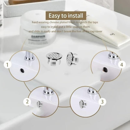 🚿 Sink Overflow Hole Cover – Instantly Hide Unsightly Sink Openings ✨