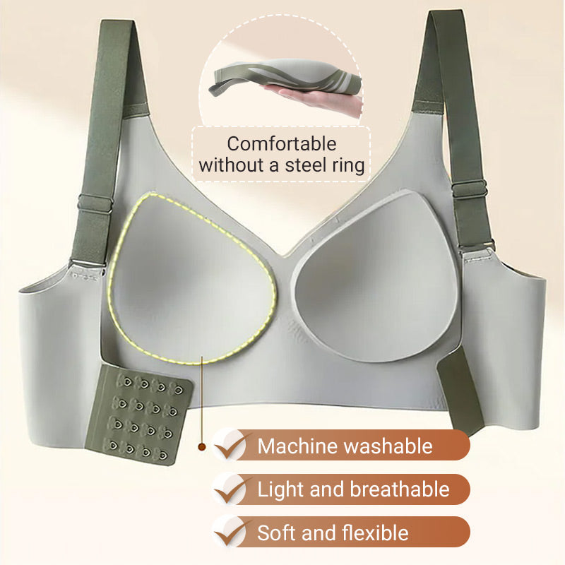 Lifting Anti-Sagging Wire-Free Push-up Bra