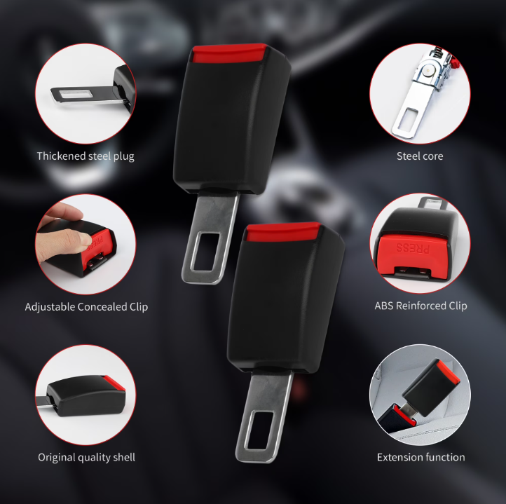 🔥Car Belt Buckle Extension Seat Belt Clips🚗