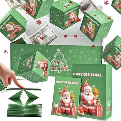 🎅🎄 Unique Folding Bouncing Christmas Gift Box