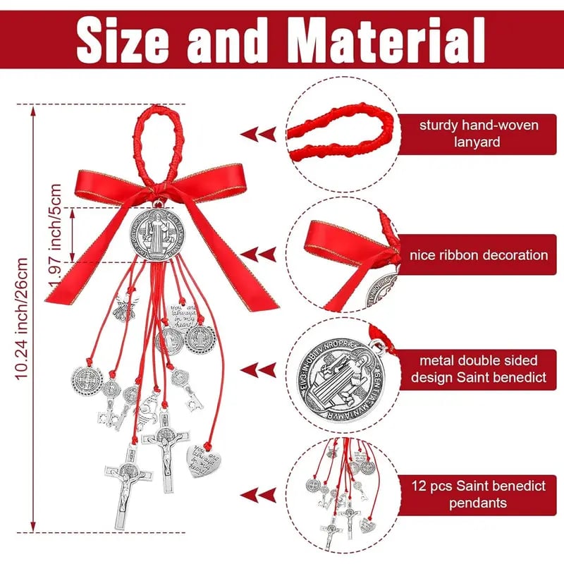 Saint Benedict Medal Protection from Evil Blessing Charm Catholic