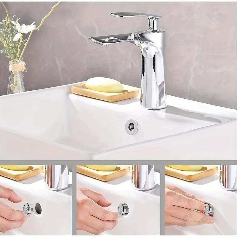 🚿 Sink Overflow Hole Cover – Instantly Hide Unsightly Sink Openings ✨