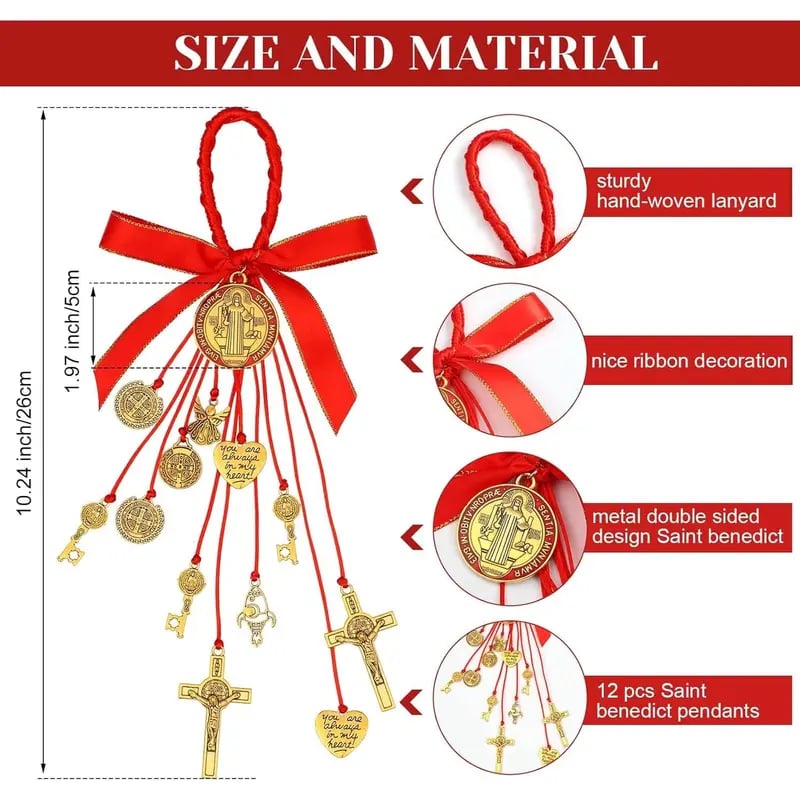 Saint Benedict Medal Protection from Evil Blessing Charm Catholic