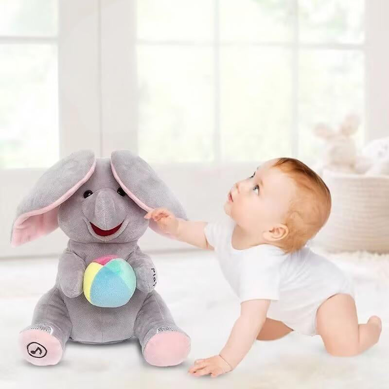 Cute Hide And Seek Elephant Plush Doll