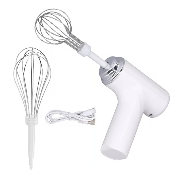 🍳 Embrace Cord-Free Cooking Freedom✨ Cordless Handheld Electric Mixer - For Effortless, Mess-Free Mixing Anytime, Anywhere! 🎉