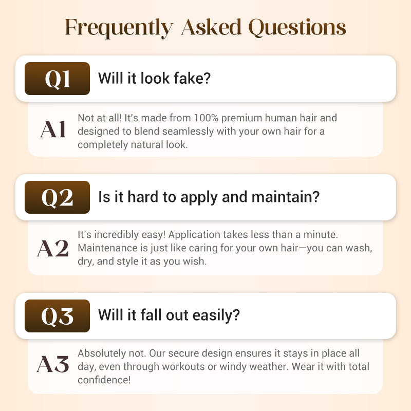 🔥Limited-time Offer🔥Partial Bangs Hair Piece