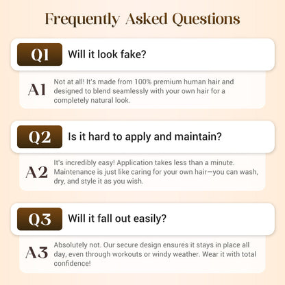 🔥Limited-time Offer🔥Partial Bangs Hair Piece