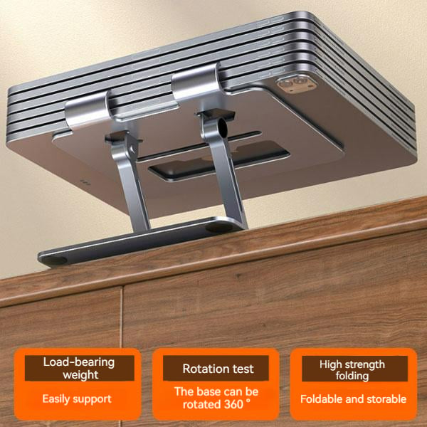 ✨ Limited Time Offer ✨ – Portable Laptop Stand in Aluminum Alloy with Rotating Bracket