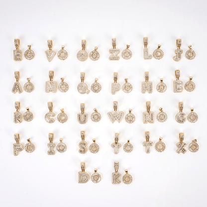 💖2 Pack - Initial Letter Pendant Necklaces