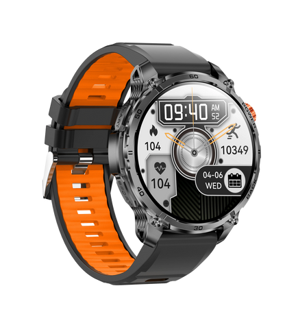 ⌚1.52" HD smartwatch for men – Phone calls and music control – Multiple sports modes – IP68 waterproof – Long battery life