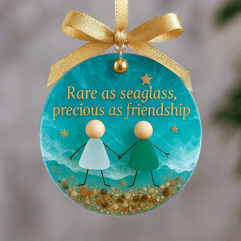 🌊🎁Friendship Sea Glass Christmas Ornament🎄