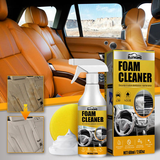 🔥 (BUY 3 GET 2 FREE) Car Multi-Purpose Foam Cleaner Powerful Stain Remover