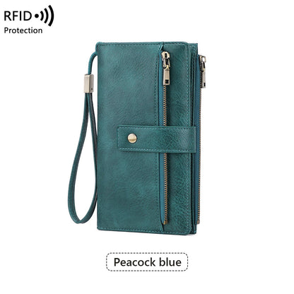 Women's RFID Blocking Leather Wallet