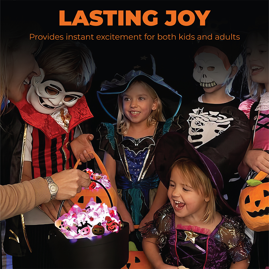 🔥 LAST DAY PROMOTION - 50%OFF 🎃👻 LED Light Halloween Glowing Ring (50pcs set)😍
