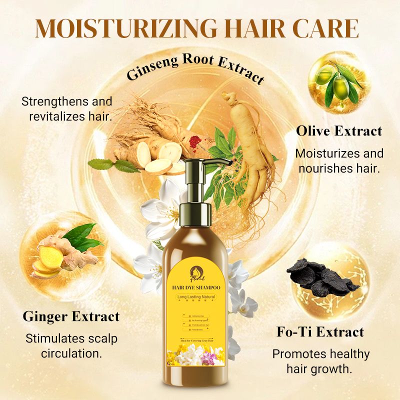 🎁Long Lasting Natural Hair Dye Shampoo