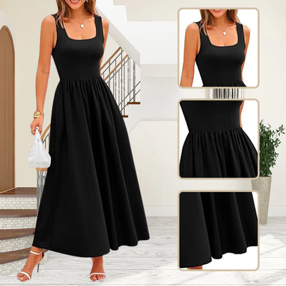 💥Women's Flared T-Shirt Midi Dress — Effortlessly Chic 🌟