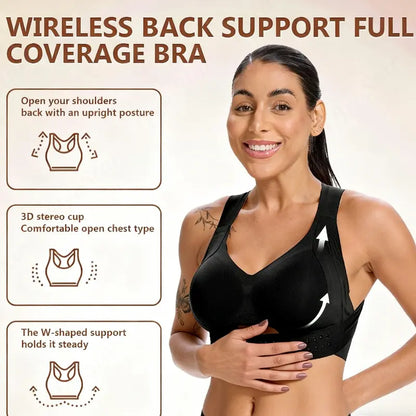 Women’s Beige Wireless Bra, Soft Breathable Non-removable Moulded Cups, Yoga Fitness Sportswear for Gym & Daily Training