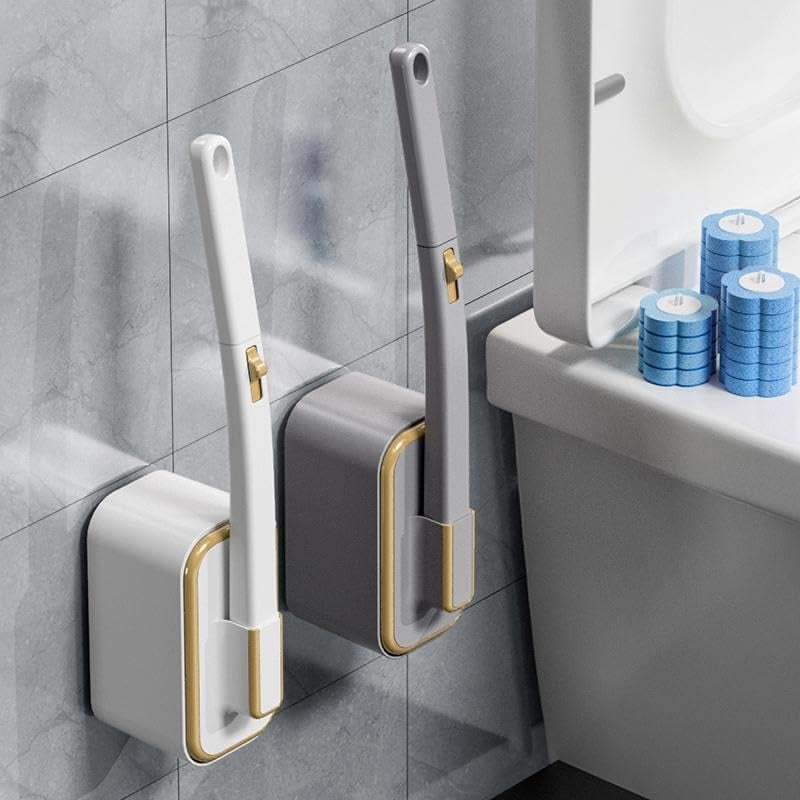 ⚡50K+ SOLD!🚽💦Disposable Replacement Wall-Mounted Innovative Toilet Brush Set✨