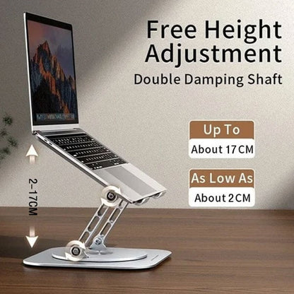 ✨ Limited Time Offer ✨ – Portable Laptop Stand in Aluminum Alloy with Rotating Bracket