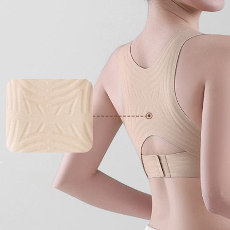 Women’s Beige Wireless Bra, Soft Breathable Non-removable Moulded Cups, Yoga Fitness Sportswear for Gym & Daily Training