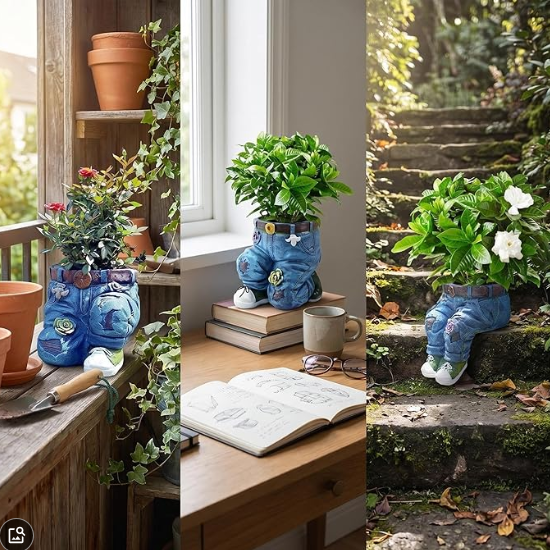 🌷Creative 3D Jeans Shaped Flower Pot