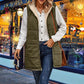 🔥Limited Time 50% Off 🔥Great Gift! Women's Fall Reversible Vest Sleeveless Faux Fleece Jacket