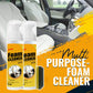 🔥Multi purpose foam cleaner with sponge can help you easily solve various stains.