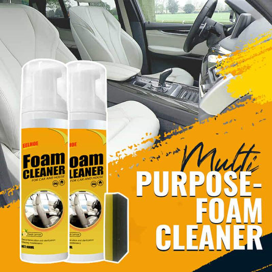 Multi purpose foam cleaner with sponge can help you easily solve various stains.