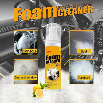 Multi purpose foam cleaner with sponge can help you easily solve various stains.