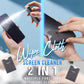 Portable Reusable 2 in 1 Screen Cleaner & Microfiber Cloth